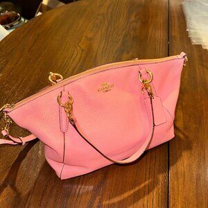 Coach Pink Mini Kelsey Crossbody – Gold Hardware
